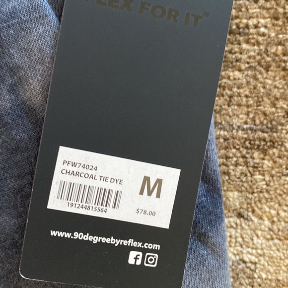 90° gray camouflage dark gray sweatpants with pockets soft and comfy perfect - Picture 4 of 4